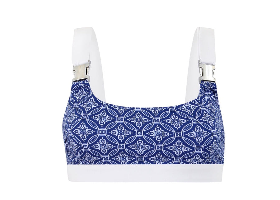 BUCKLE UP TOP - ROYAL/BLUE (REVERSIBLE)