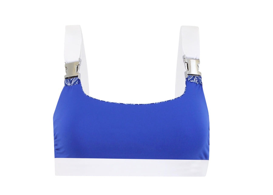 BUCKLE UP TOP - ROYAL/BLUE (REVERSIBLE)