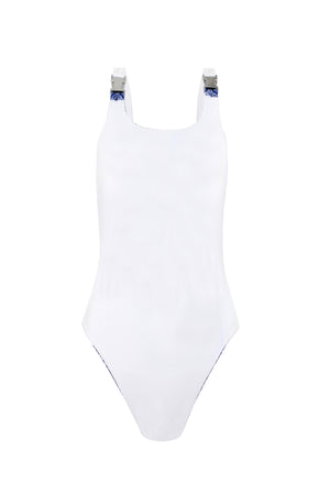 MAMA'S ONE PIECE - ROYAL/WHITE (REVERSIBLE)